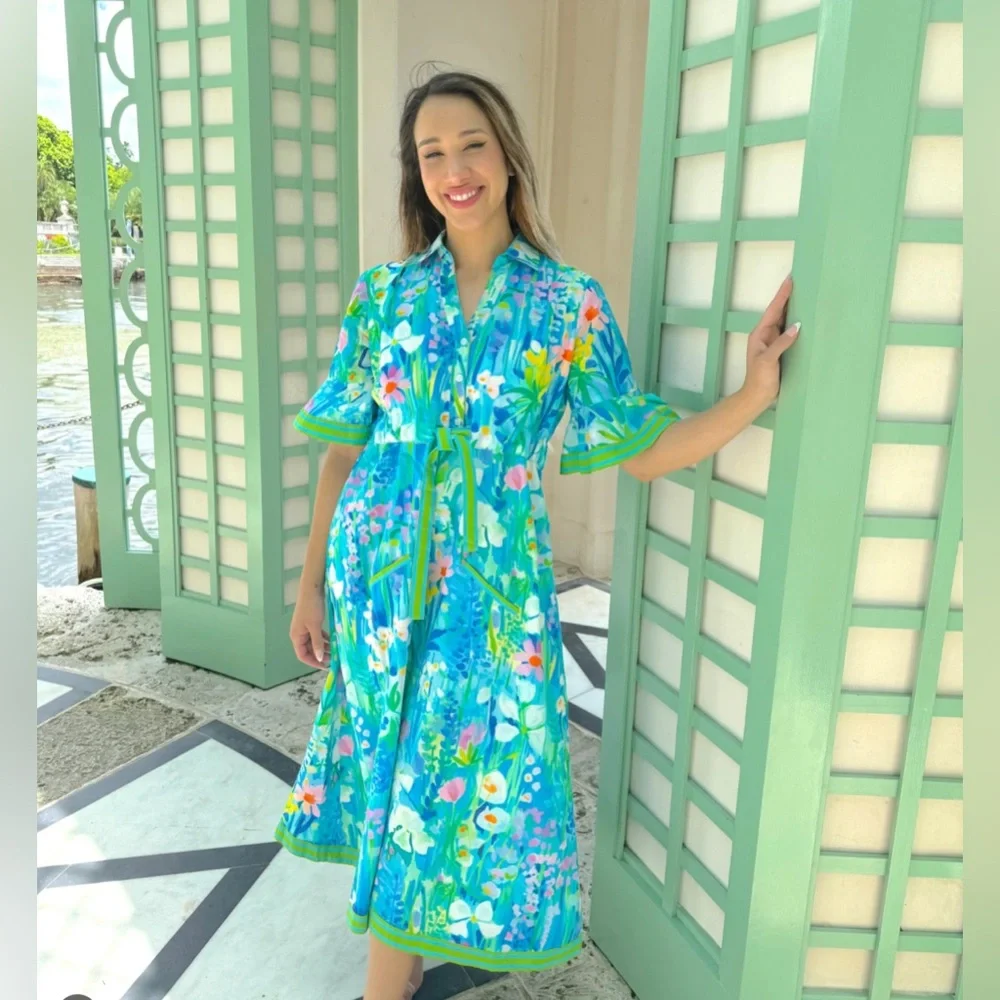 Isla‎ Payal Cape Midi in Daydream.